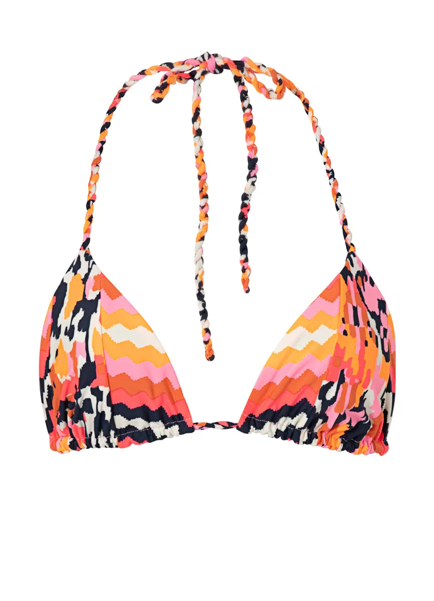 Maaji Prism Cat Edge Sliding Triangle Bikini Top