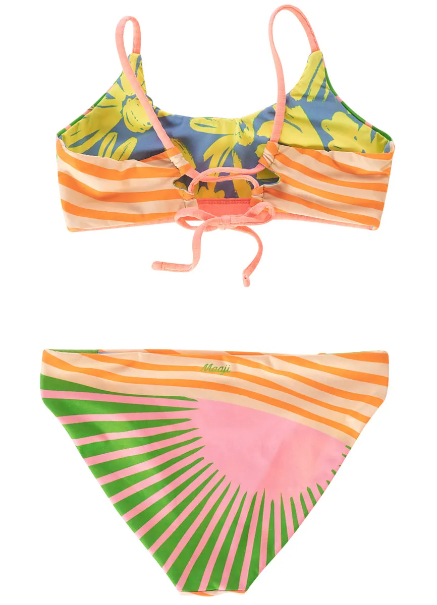 Maaji Sunrise Colada Flowers Girls Bikini Set