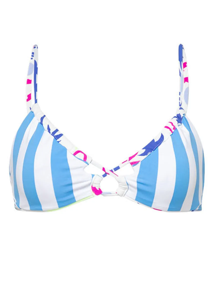 Maaji Venice Beach Kelly Loop Front Triangle Bikini Top