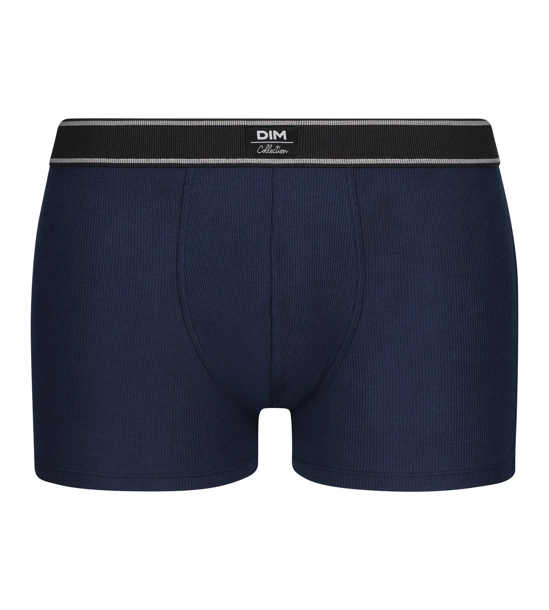 Men's boxer shorts in ribbed modal cotton Dark blue Dim Elegant