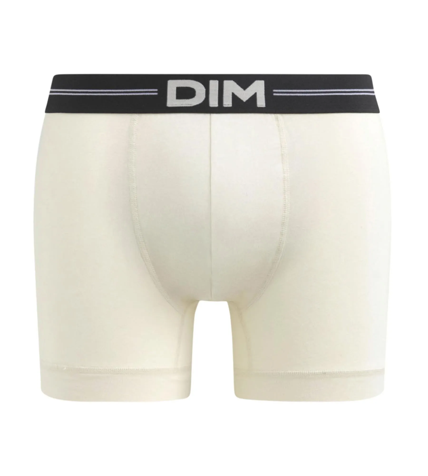 Men's microfibre boxers with flat seams in Beige Dim Icons Essentiel
