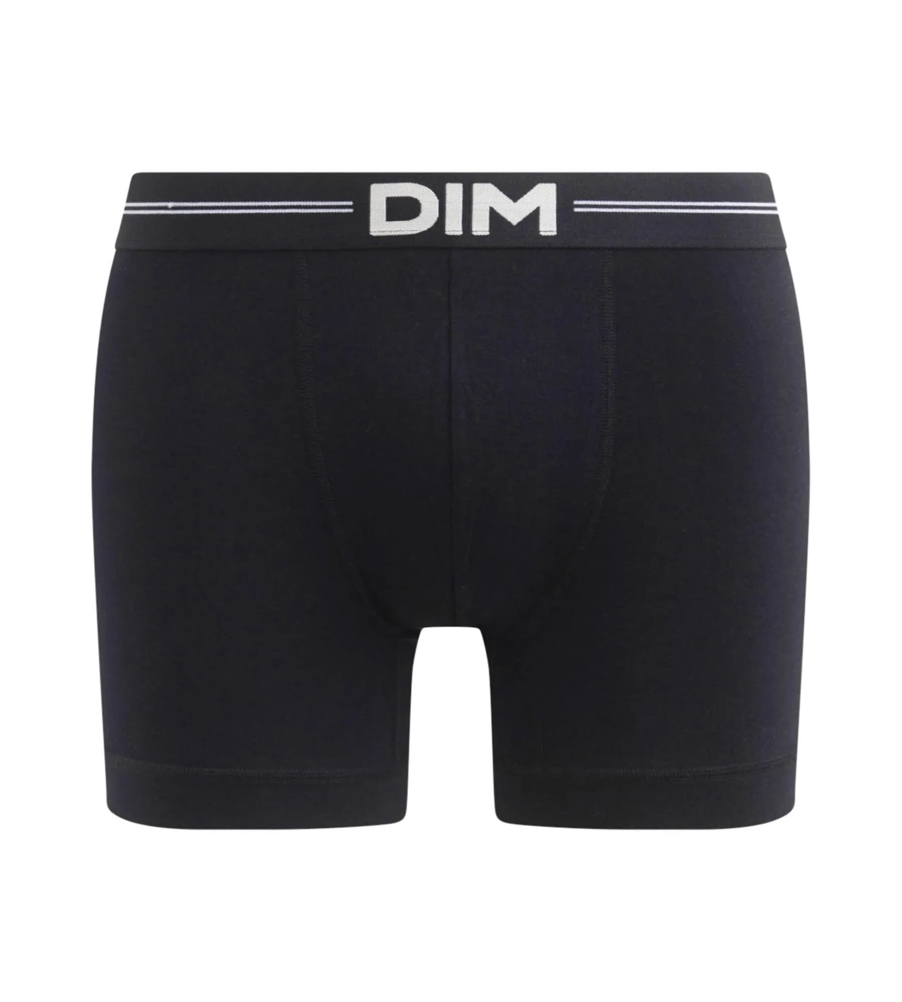Men's microfibre boxers with flat seams in Black Dim Icons Essentiel