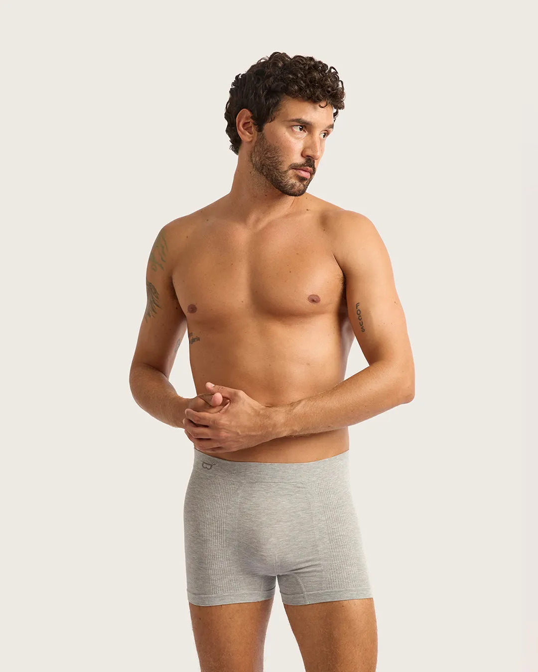 Men's Original Boxers - Light Grey Marl