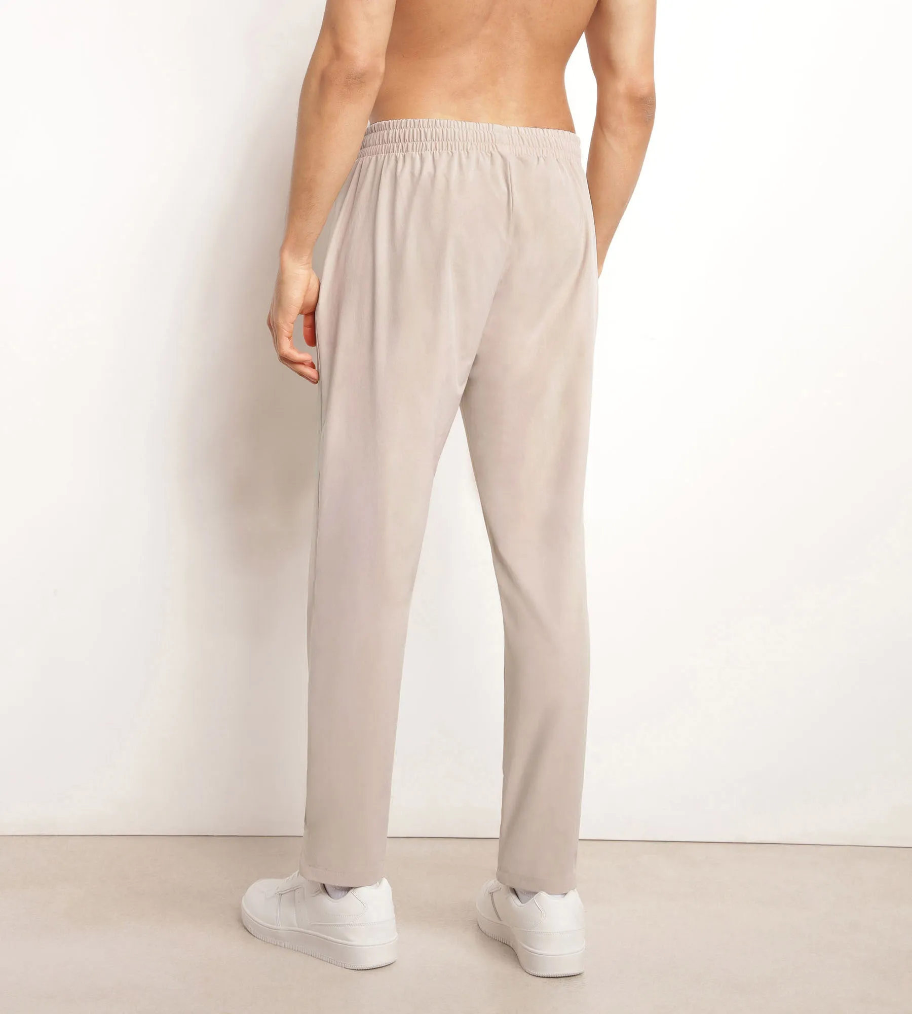 Men's stretch jersey chino trousers Dim Move Beige