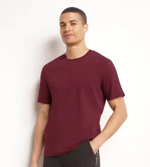 Men's thermoregulating sports T-shirt in Dim Move Bordeaux jersey