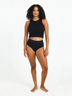 ModiComfort Seamless Full Brief Light Black