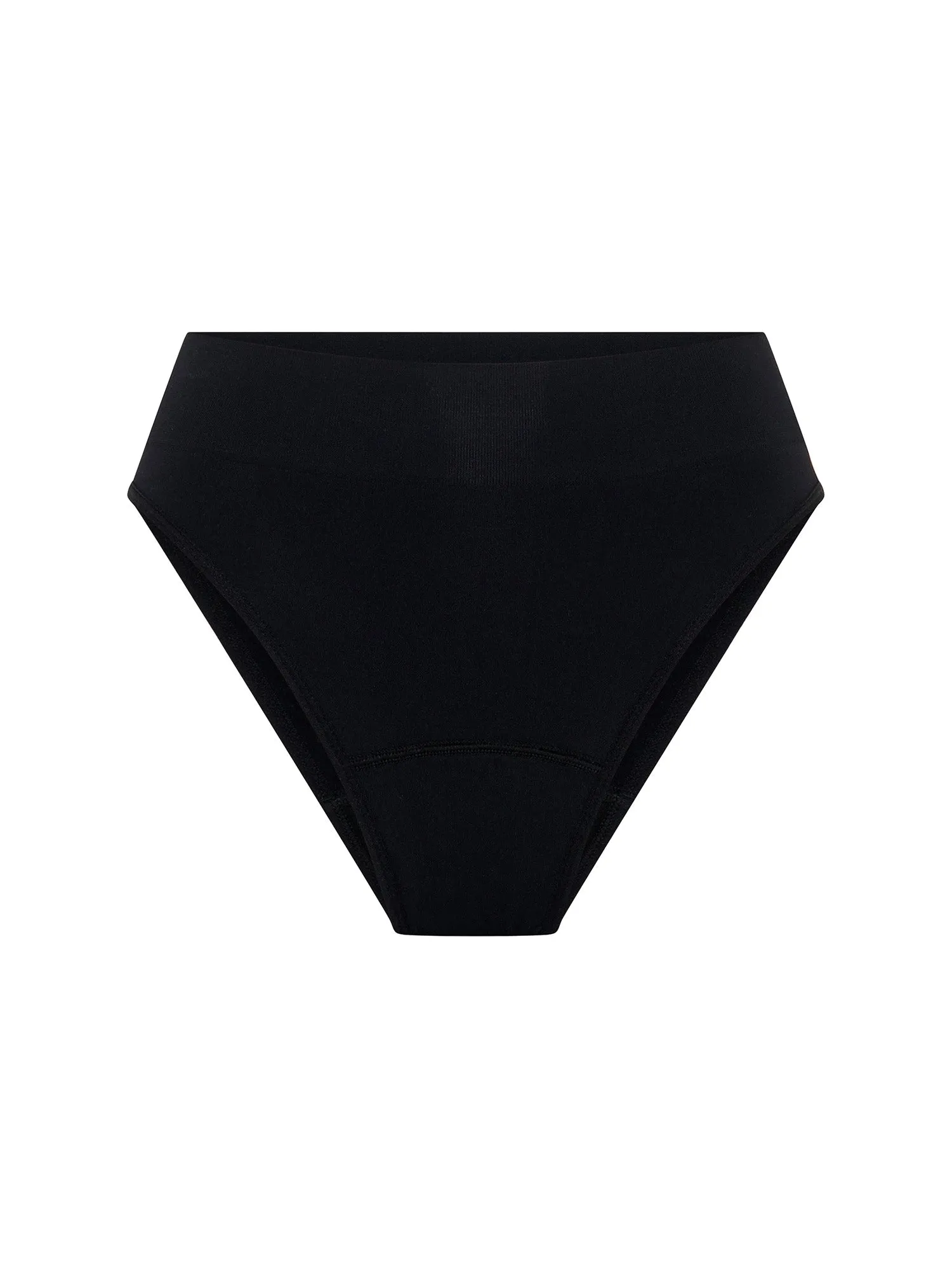 ModiComfort Seamless Hi-Leg Brief Moderate Black