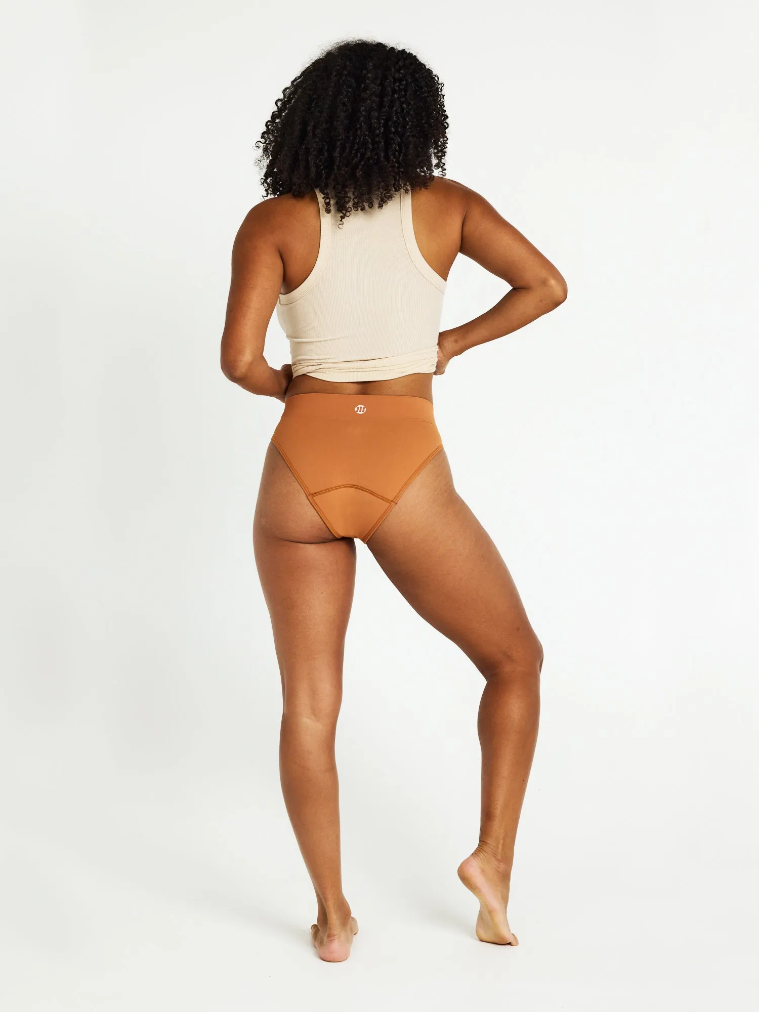 ModiComfort Seamless Hi-Leg Brief Moderate Caramel