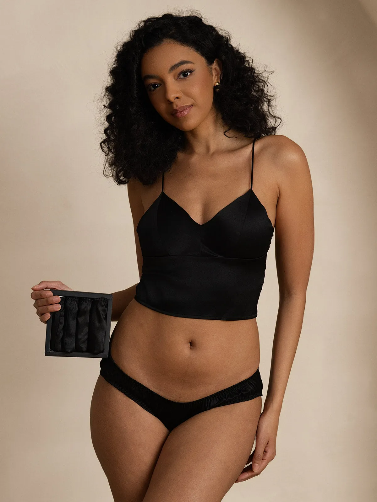 Multi-color Mulberry Pure Silk Knitted Panties (Bra NOT Included)
