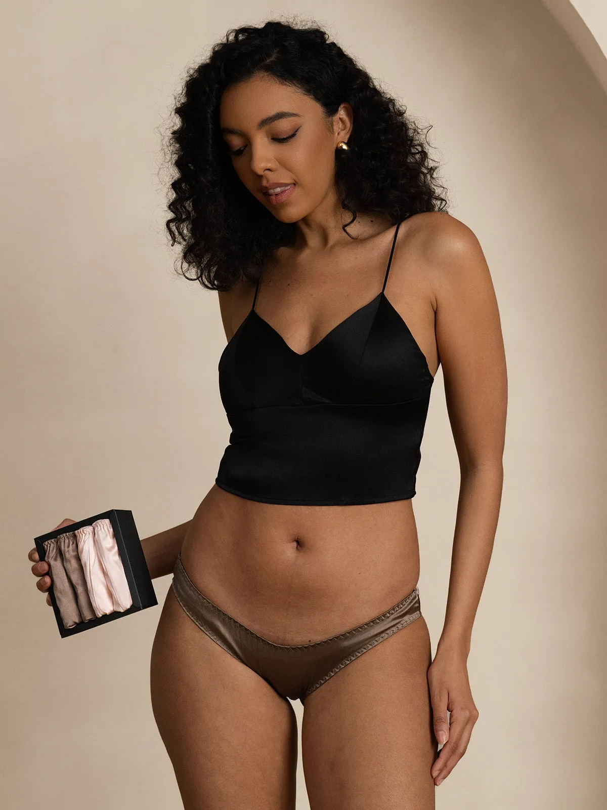 Multi-color Mulberry Pure Silk Knitted Panties (Bra NOT Included)