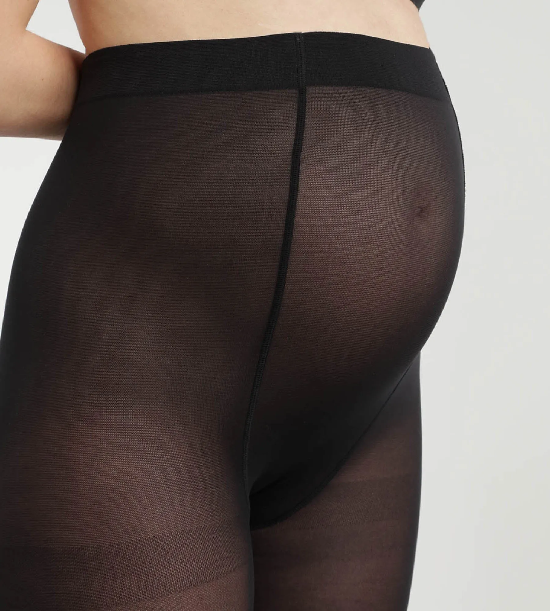 Opaque Dim Style Mama maternity tights with an ultra stretchy waistband