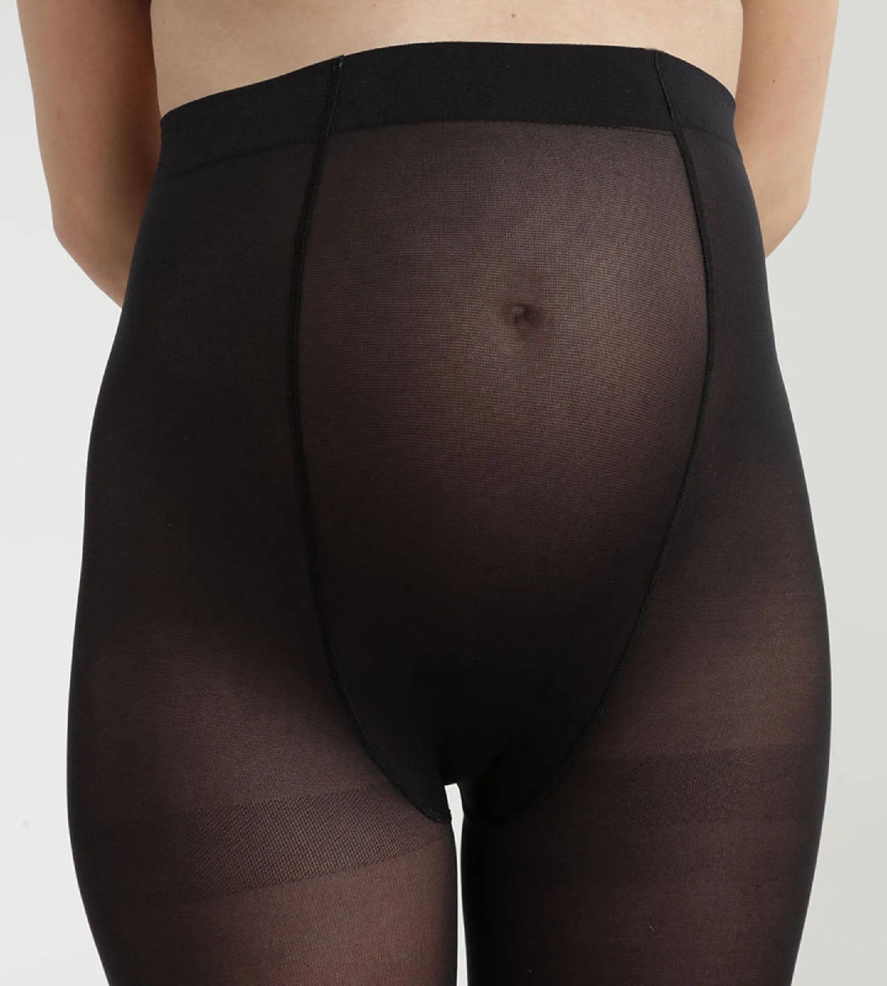 Opaque Dim Style Mama maternity tights with an ultra stretchy waistband