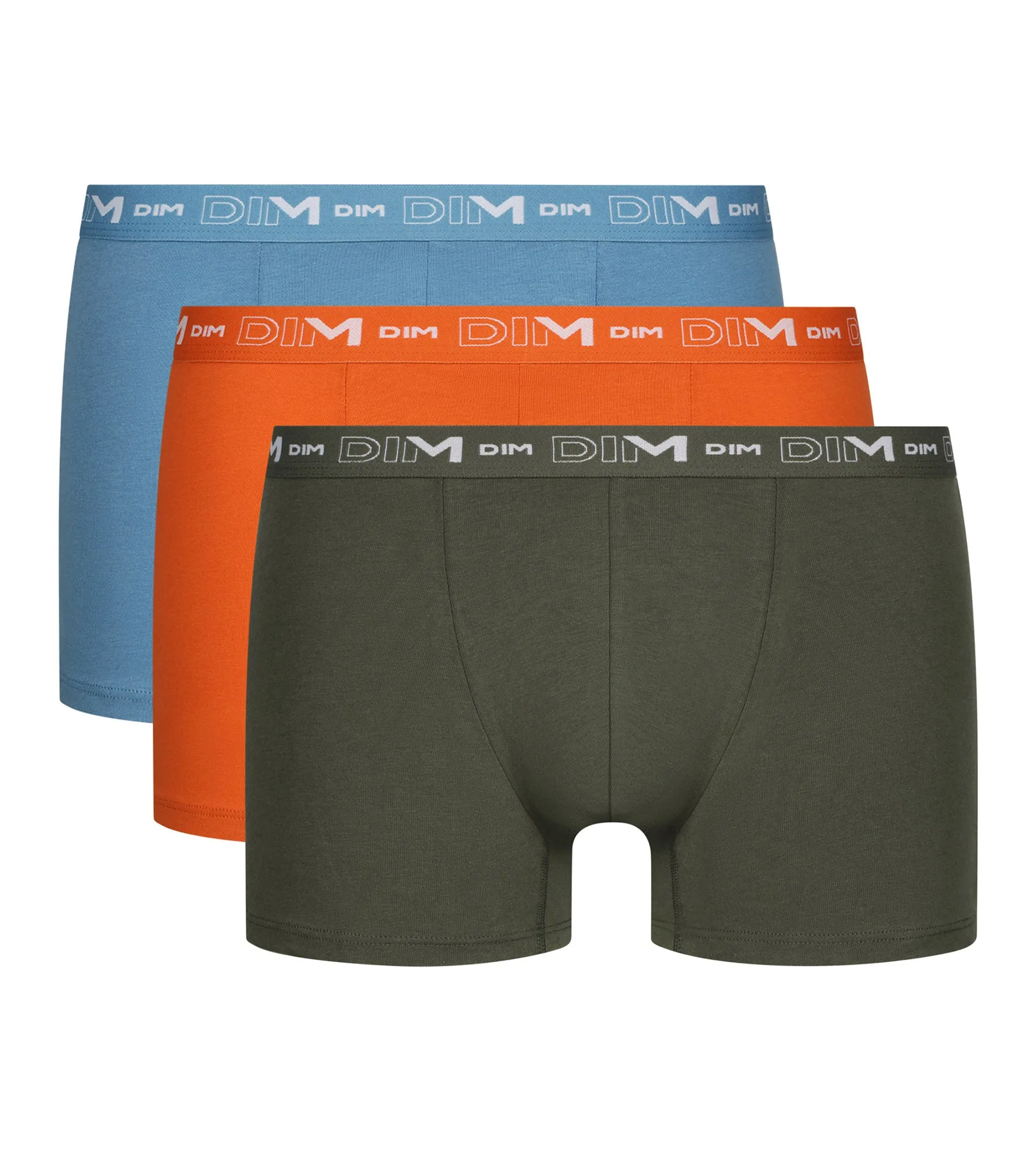 Orange Green Dim Cotton Stretch Boxer Pack of 3 for Men