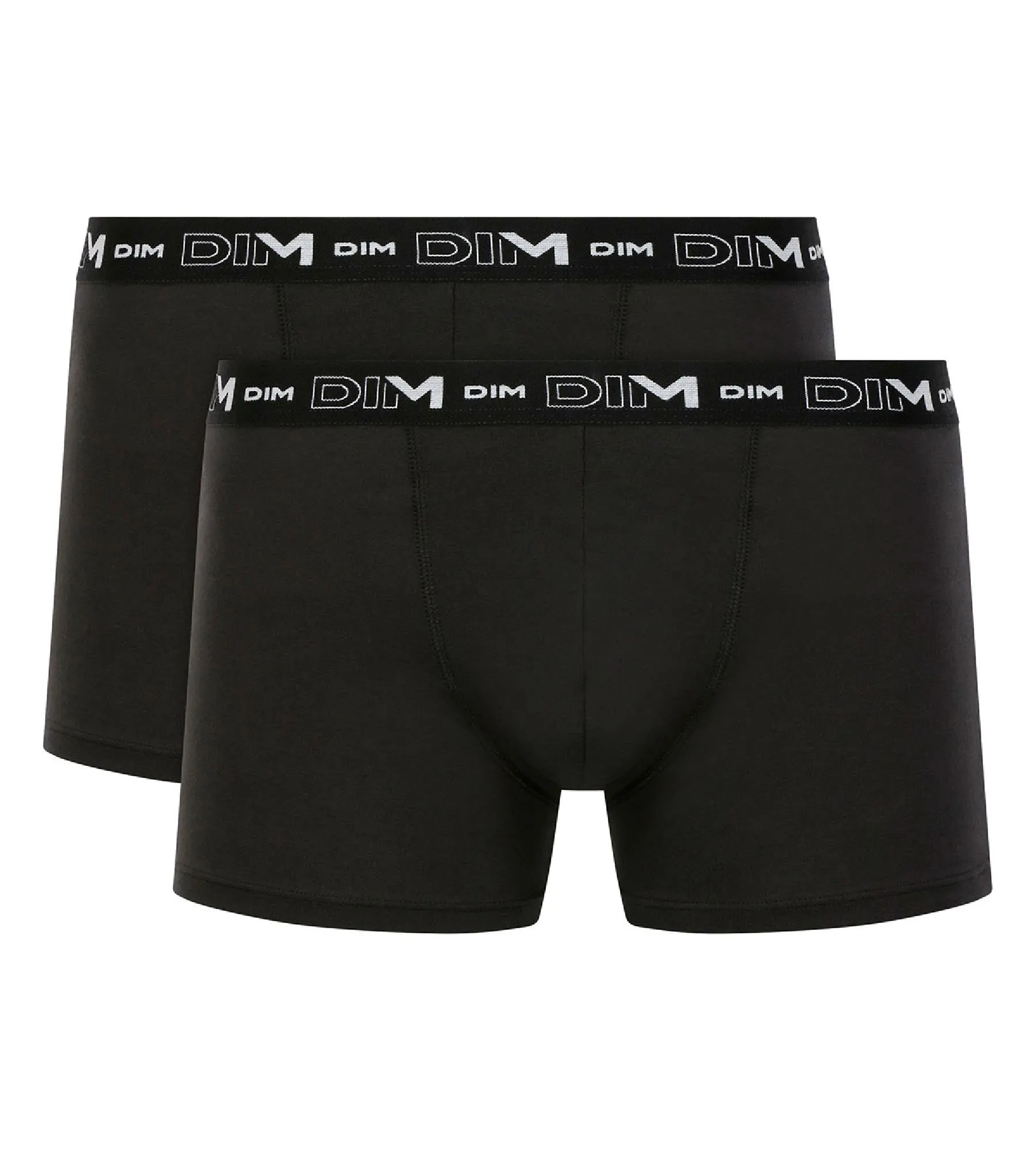 Pack of 2 Black Men's Cotton Stretch Boxers