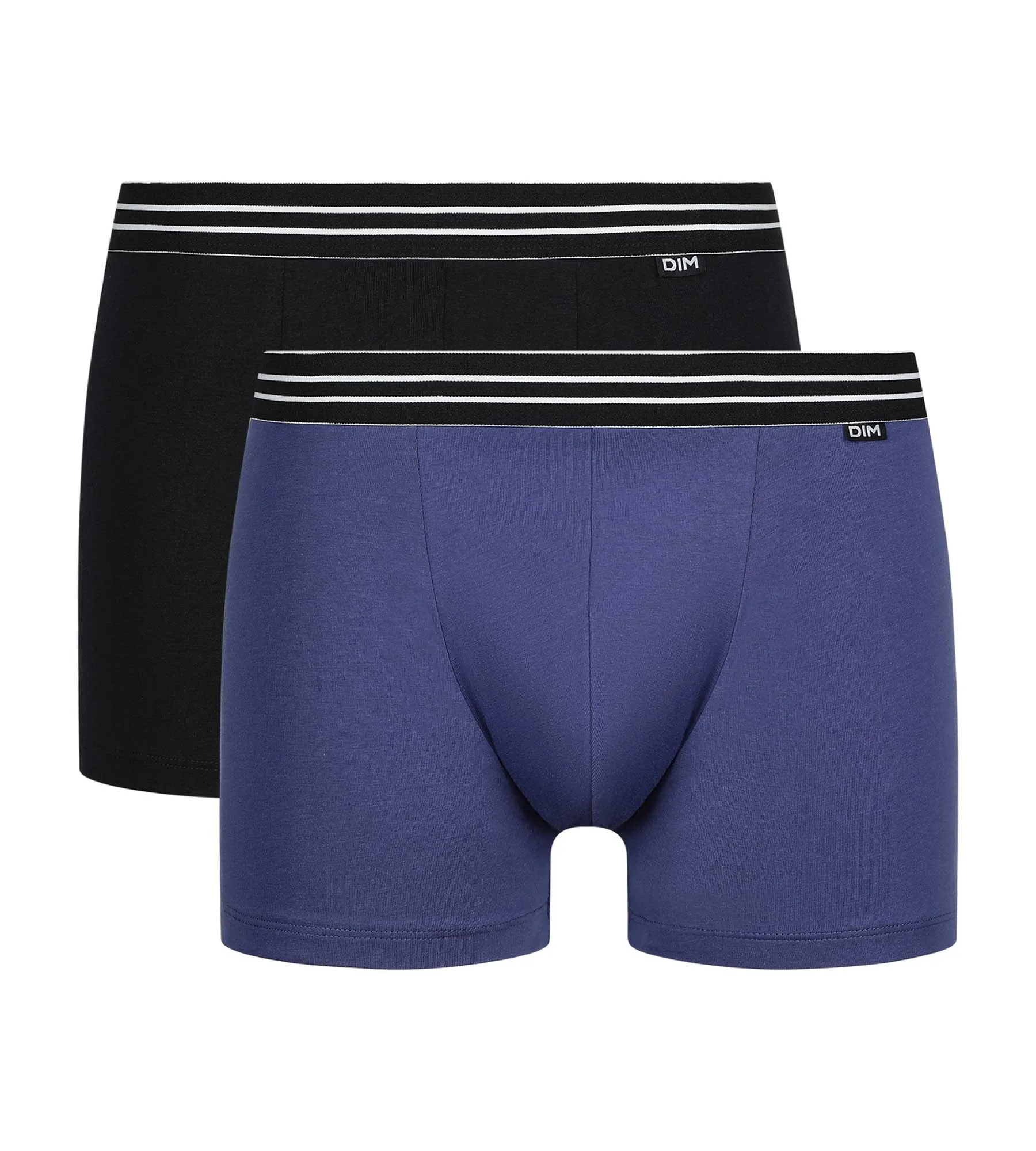 Pack of 2 cotton stretch boxers Blue Turquin EcoDim