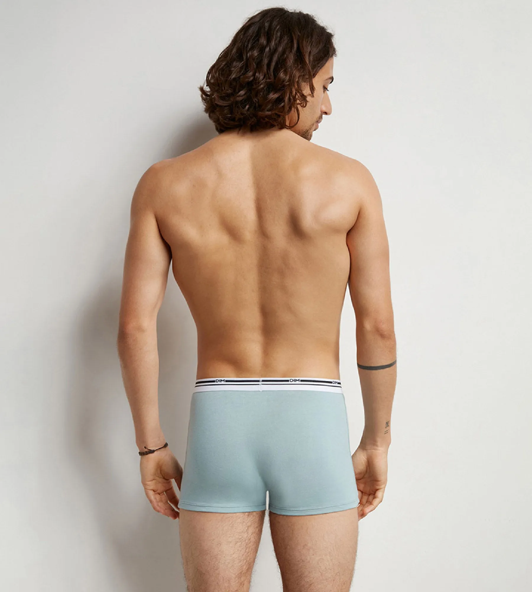Pack of 3 Classic colours Blue grey men's stretch cotton boxers