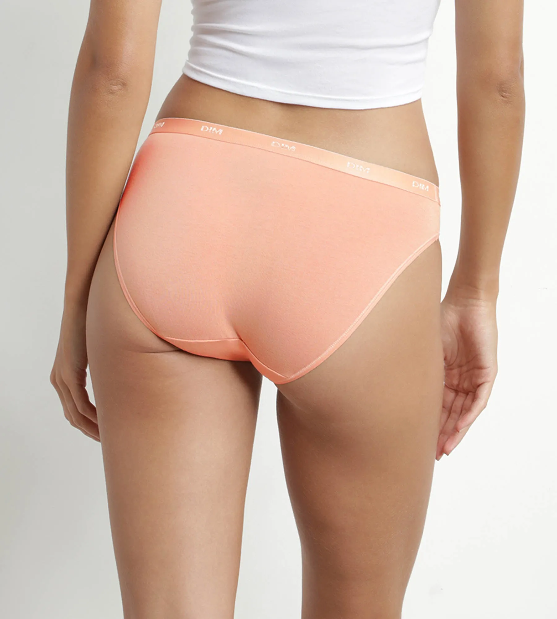 Pack of 3 Speculos Orange stretch cotton panties Les Pockets Ecodim