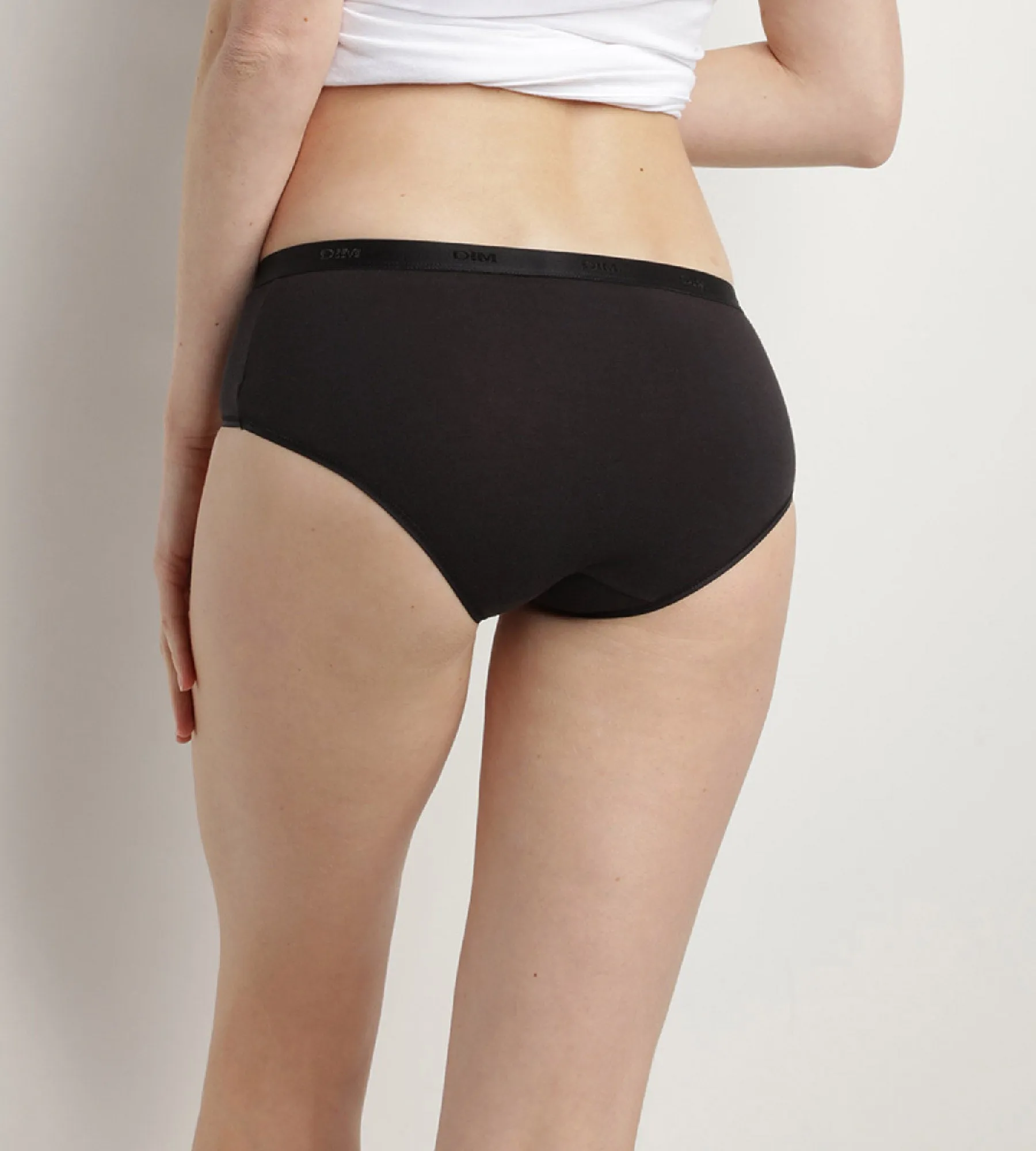 Pack of 5 Les Pockets Ecodim stretch cotton shortys for women