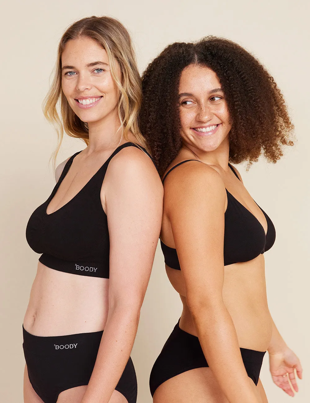 Period & Leak Proof - Hipster Bikini - Light - Black
