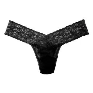 "Maid of Honor" Crystals Low Rise Thong