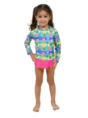 Rash top, one piece in Summer Blossom