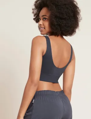 Ribbed Seamfree Crop - Storm