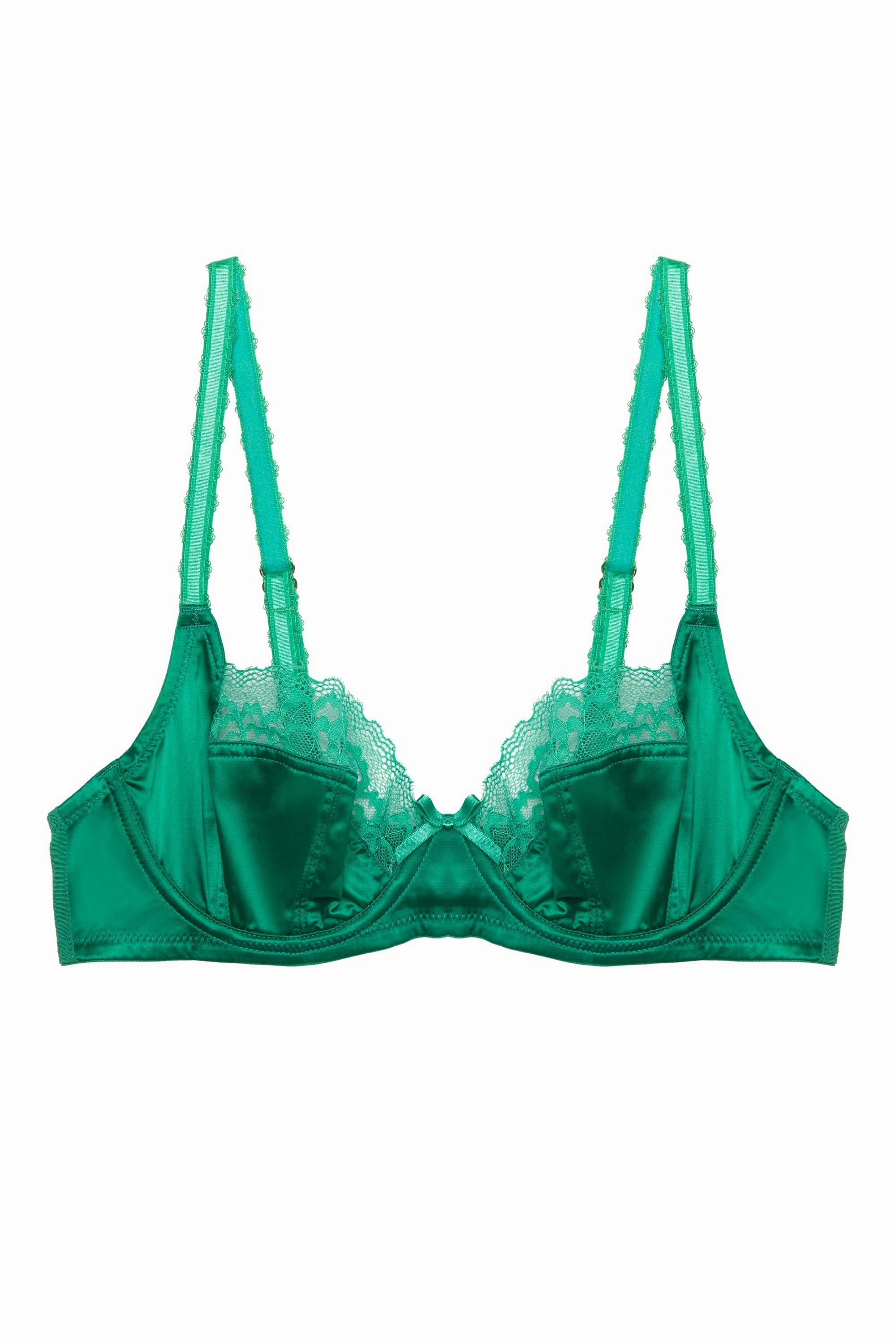 Rosalyn Green Lace Balconette Bra Fuller Bust Exclusive