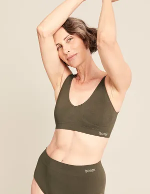 Seamfree Crop Bra - Dark Olive