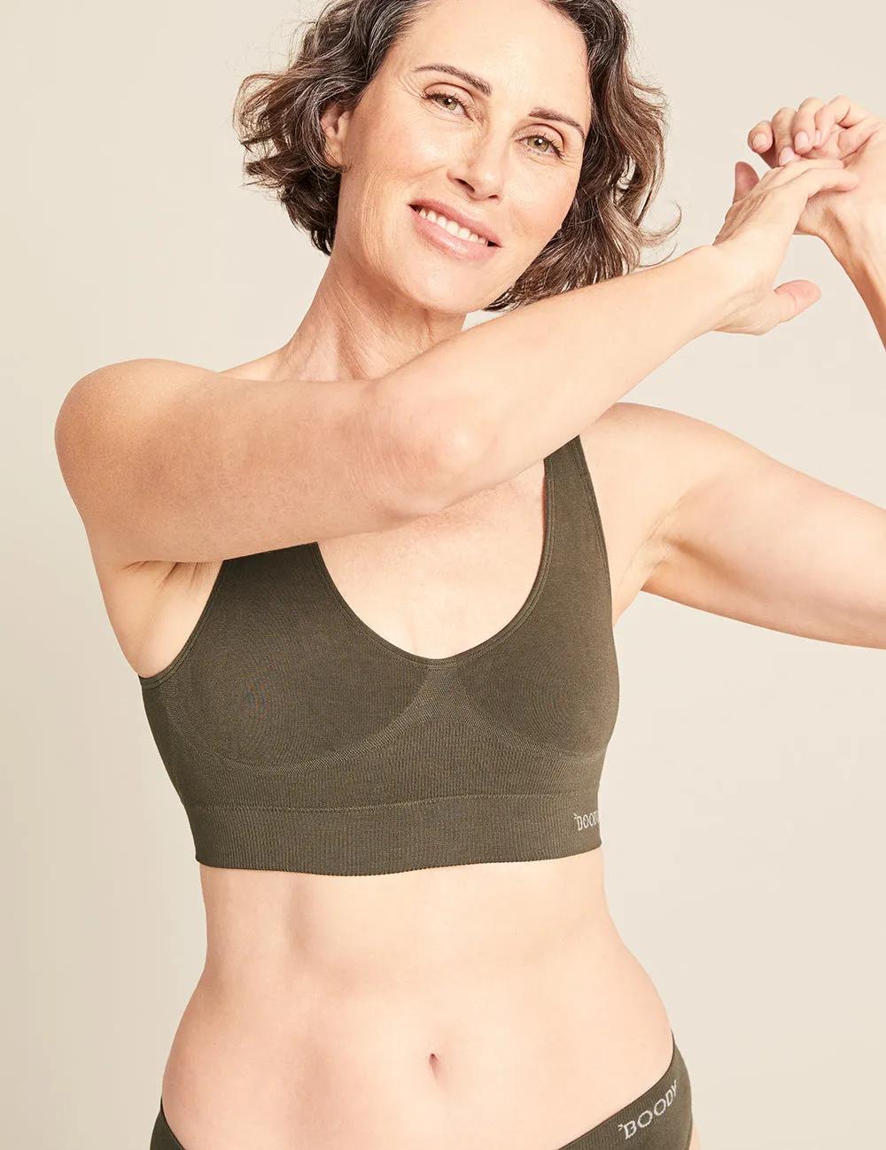 Seamfree Crop Bra - Dark Olive