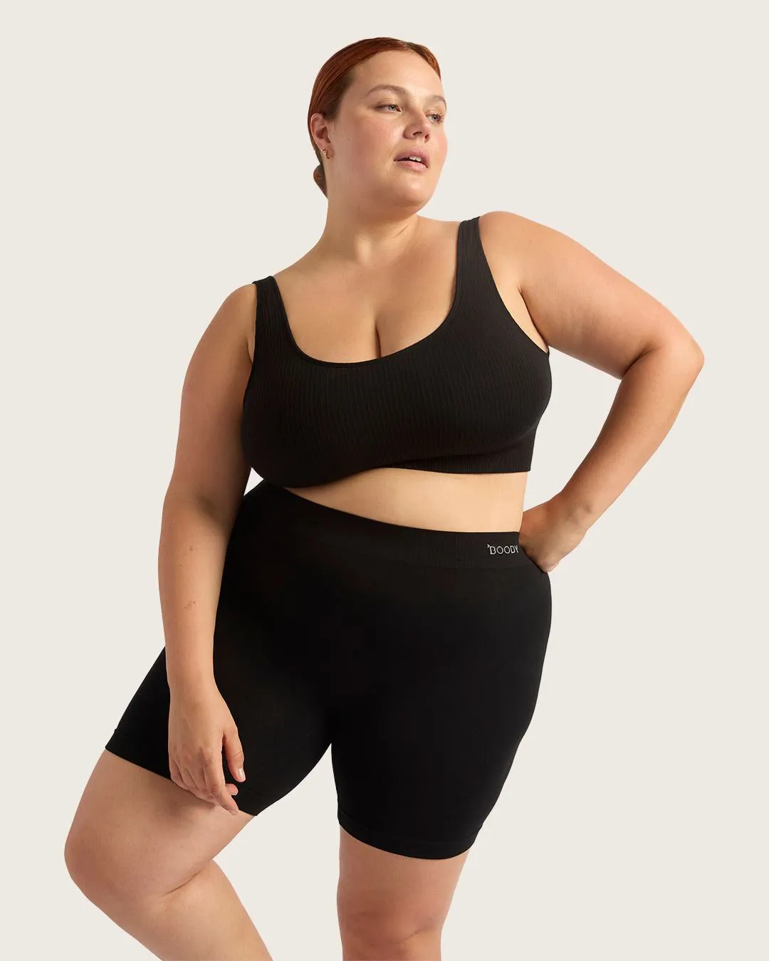 Seamfree Undershort 6" - Black