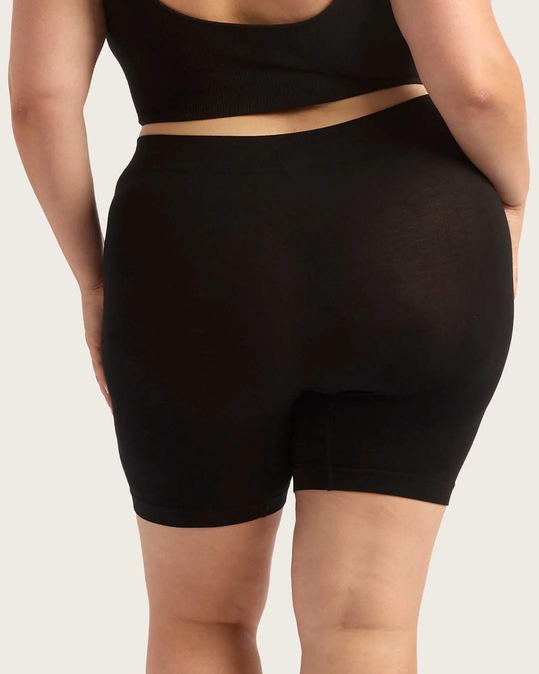 Seamfree Undershort 6" - Black