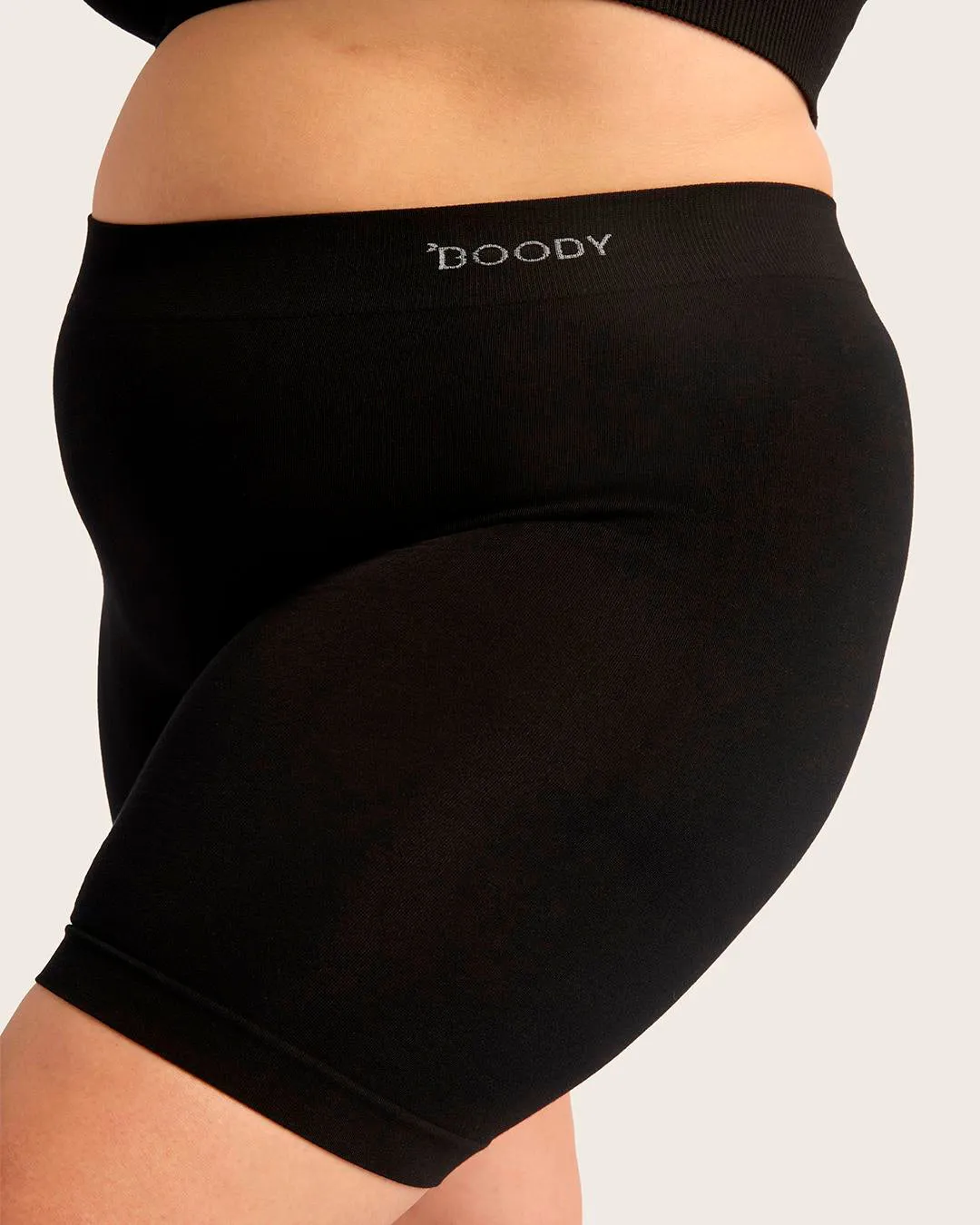 Seamfree Undershort 6" - Black
