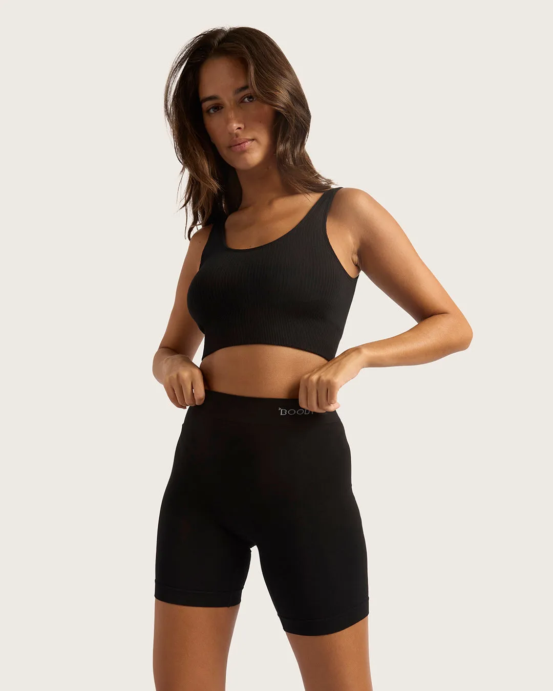 Seamfree Undershort 6" - Black