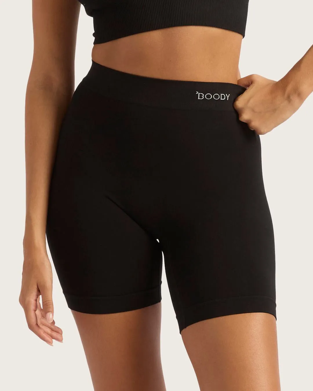 Seamfree Undershort 6" - Black