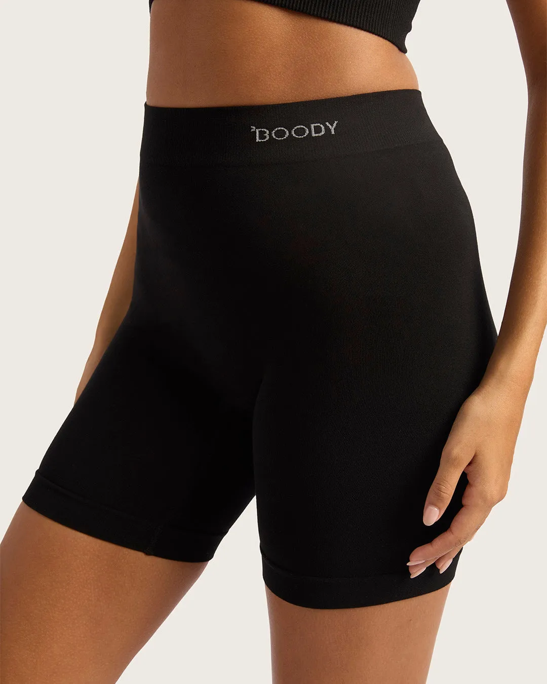 Seamfree Undershort 6" - Black