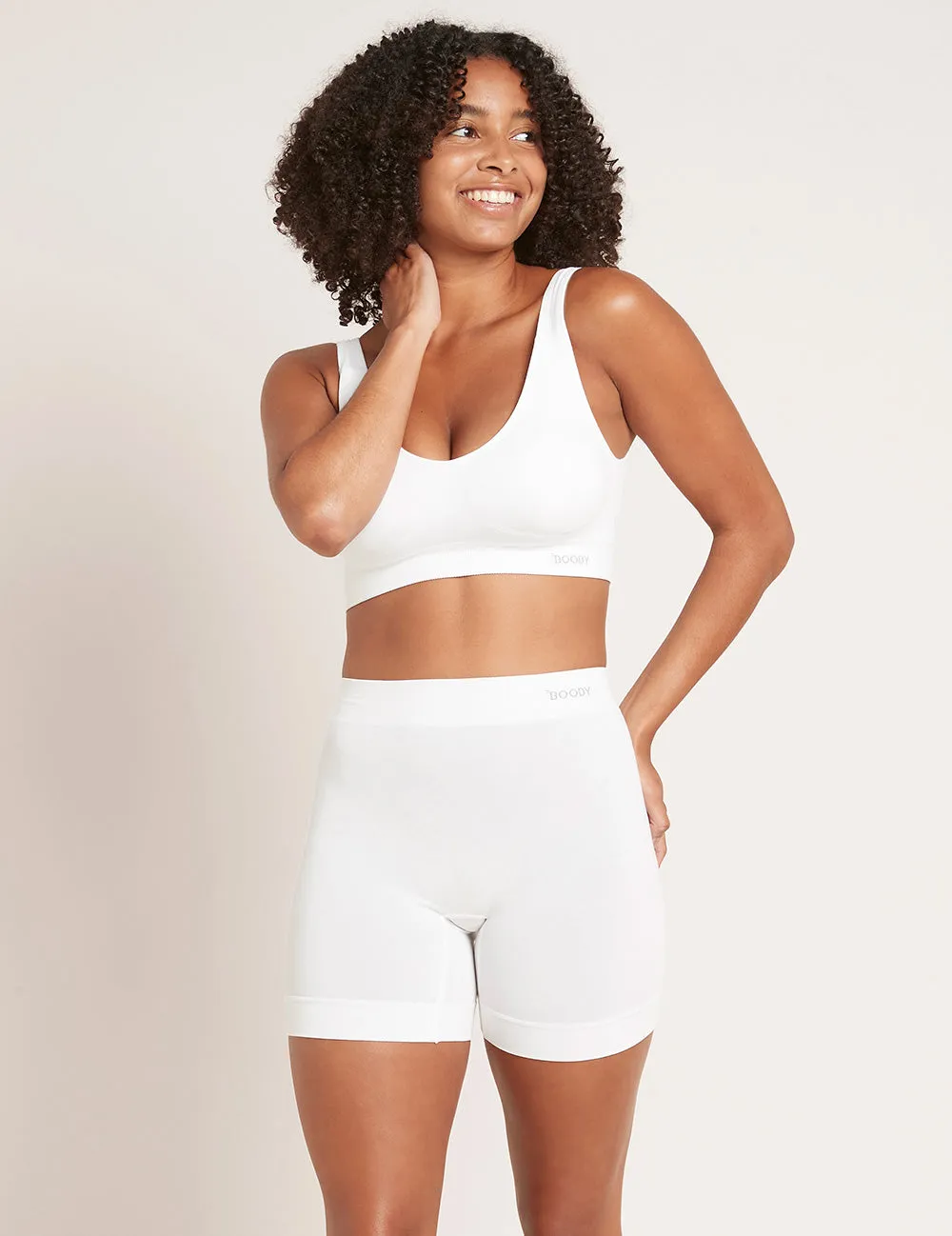 Seamfree Undershort 6" - White