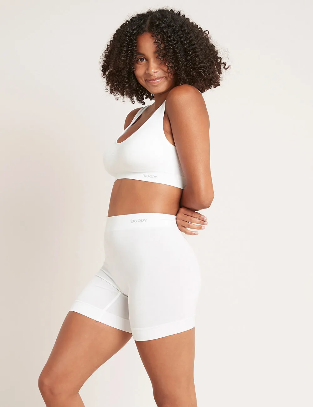 Seamfree Undershort 6" - White