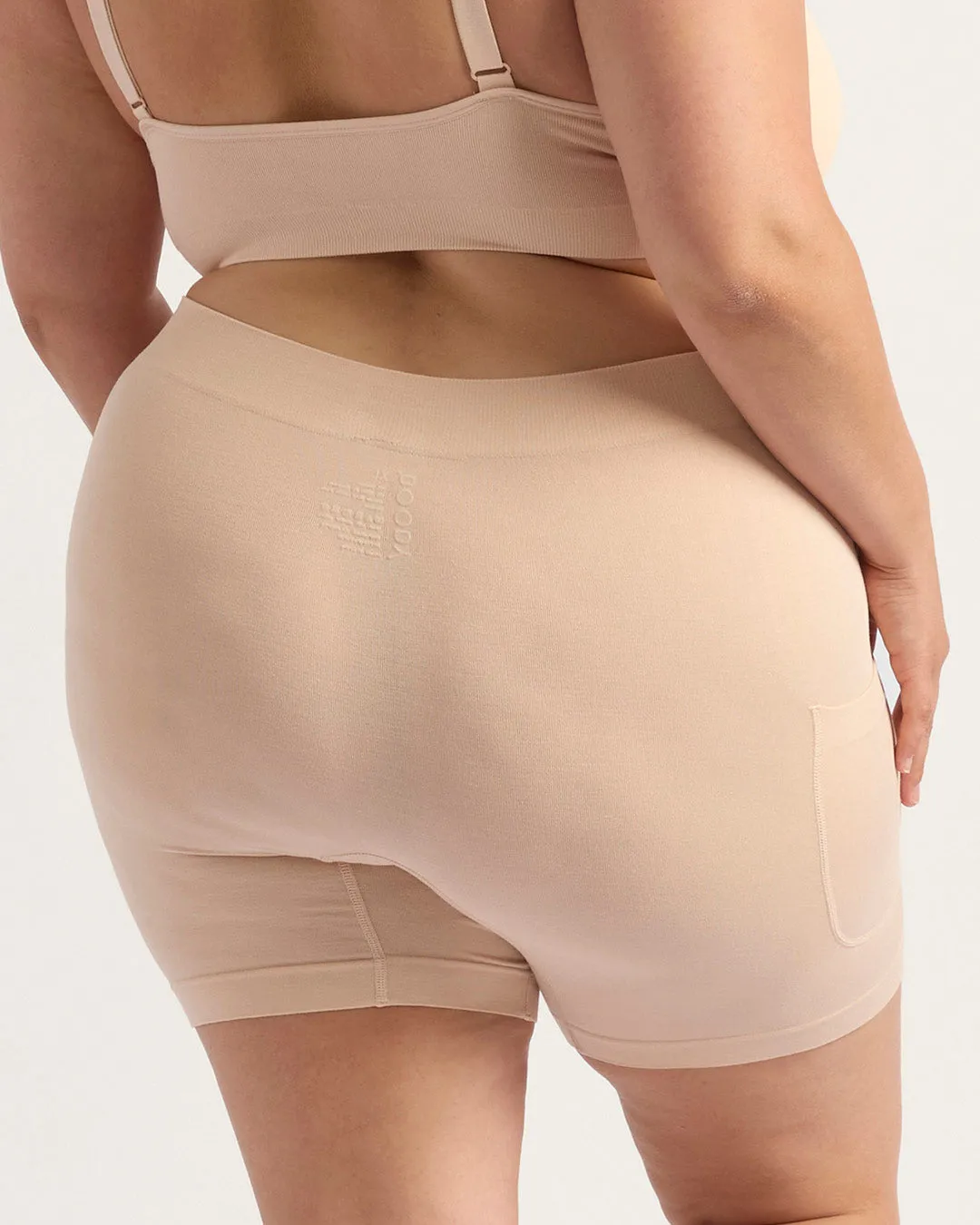 Seamfree Undershort with Pocket 6" - Shell