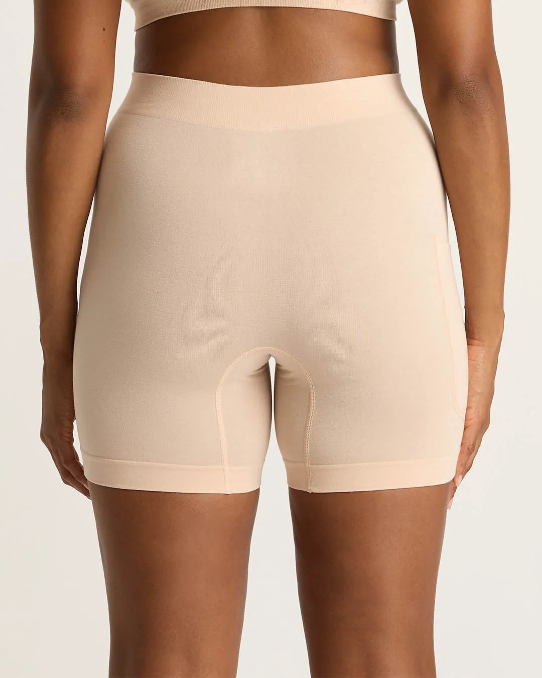 Seamfree Undershort with Pocket 6" - Shell