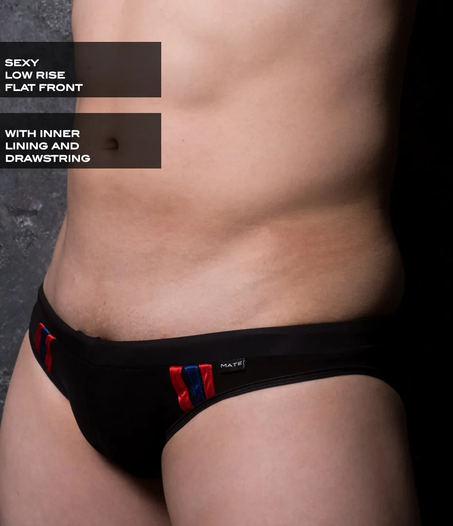 Sexy Men's Swimwear Mini Swim Bikinis - Yeo Bon (Flat Front / Inner Lining / Inner Drawstring)