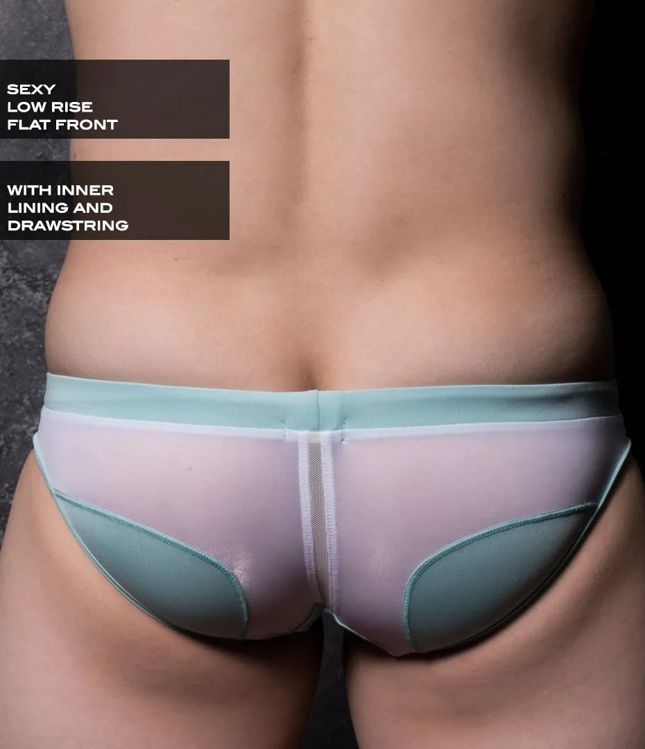 Sexy Men's Swimwear Mini Swim Bikinis - Yeo Bon (Flat Front / Inner Lining / Inner Drawstring)