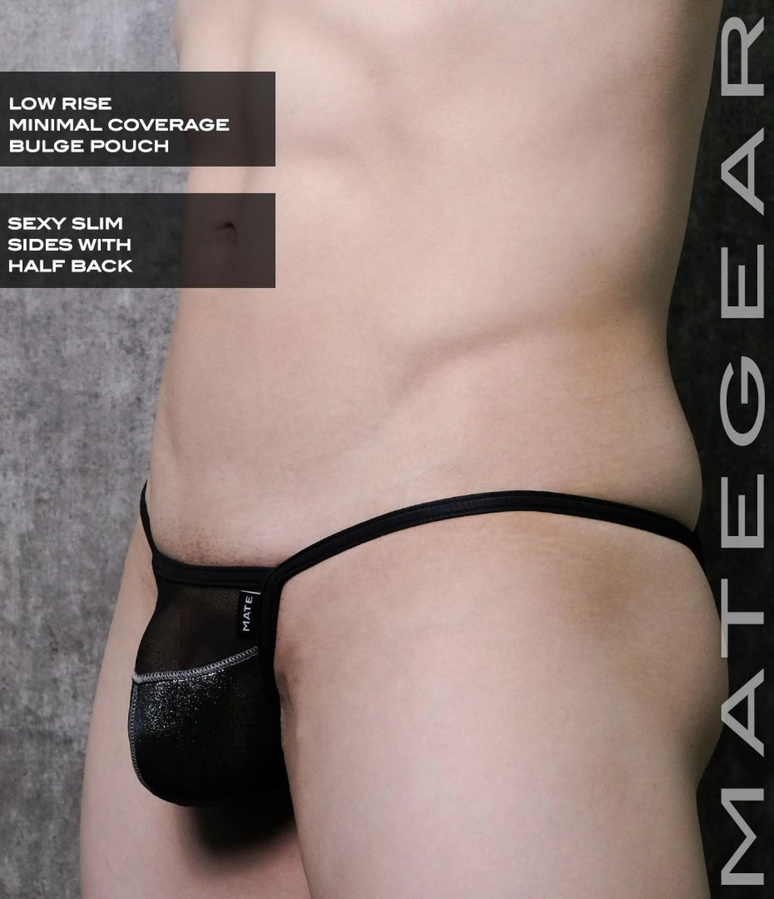 Sexy Mens Underwear Ultra Pouch Bikini - Je Mi (Low Rise Front)