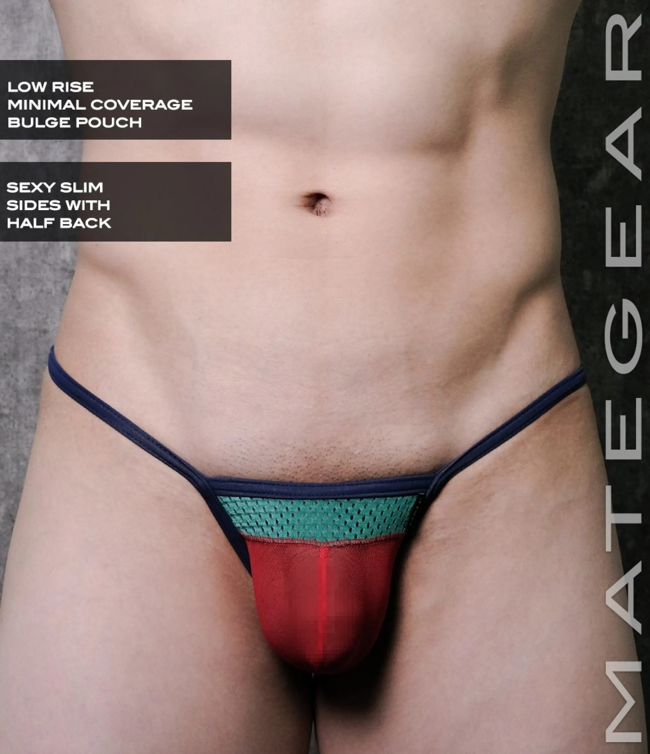 Sexy Mens Underwear Ultra Pouch Bikini - Je Mi (Low Rise Front)