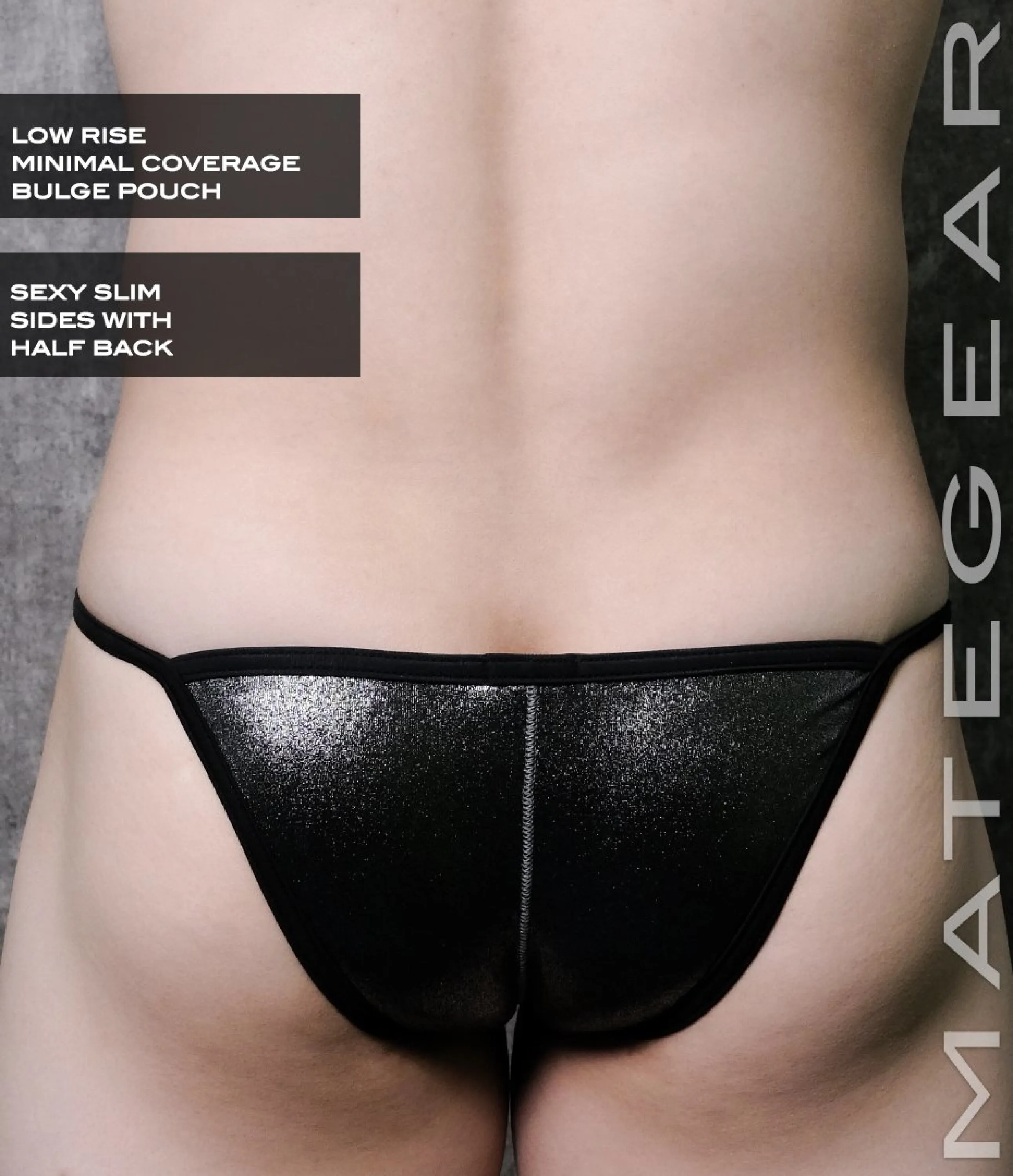 Sexy Mens Underwear Ultra Pouch Bikini - Je Mi (Low Rise Front)