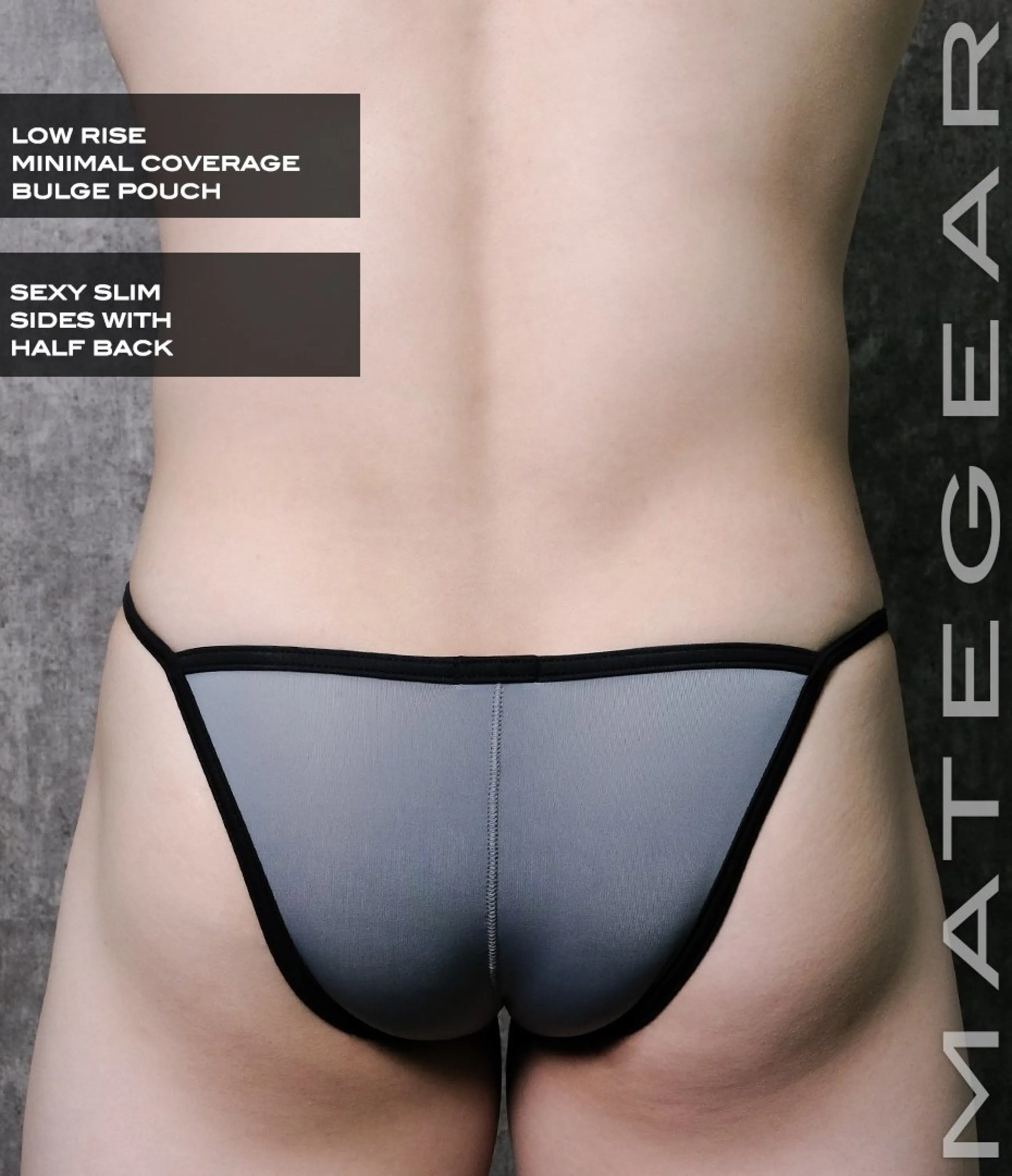 Sexy Mens Underwear Ultra Pouch Bikini - Je Mi (Low Rise Front)