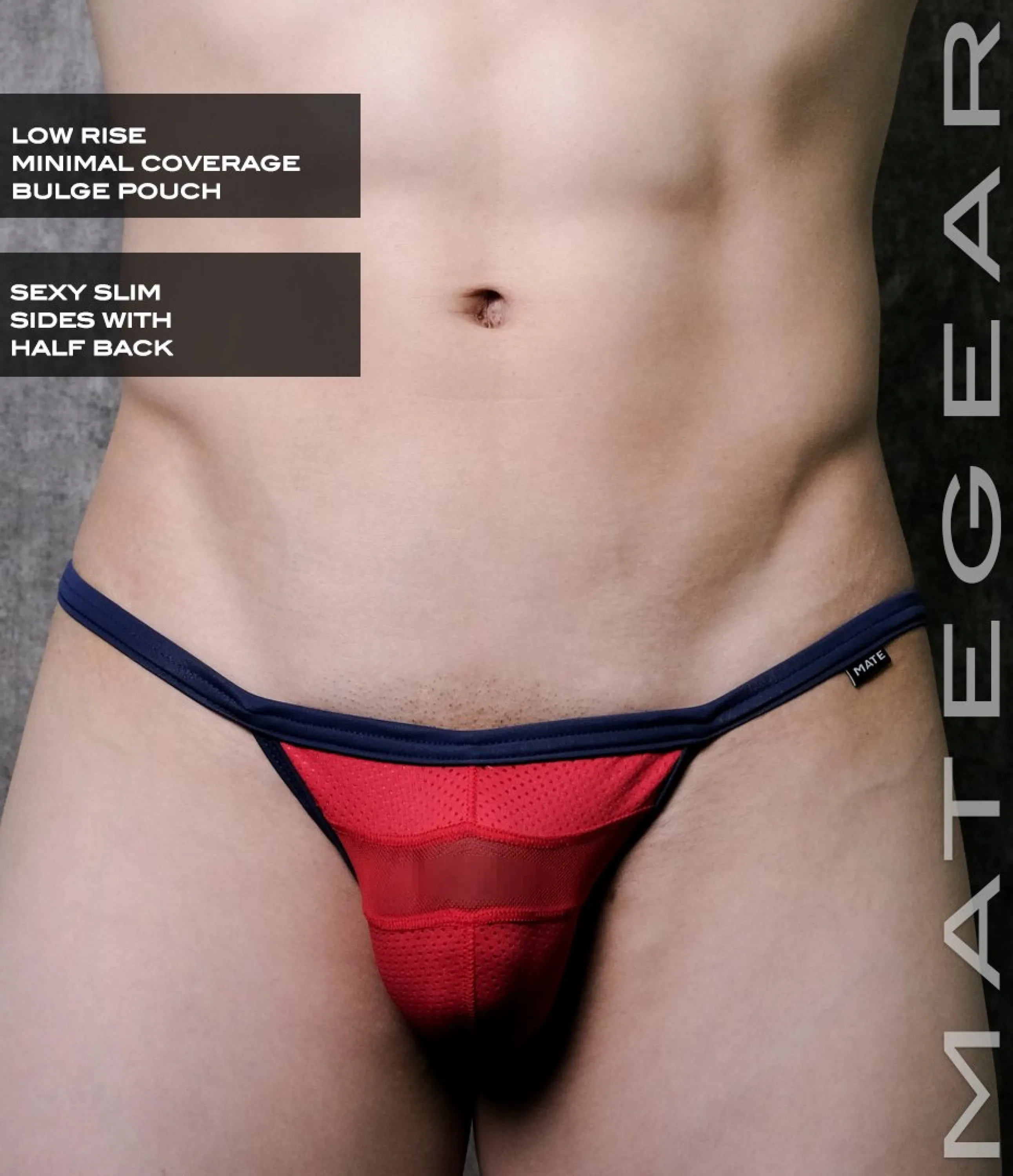 Sexy Mens Underwear Ultra Pouch Bikini - Ree Chul (Low Rise Front)