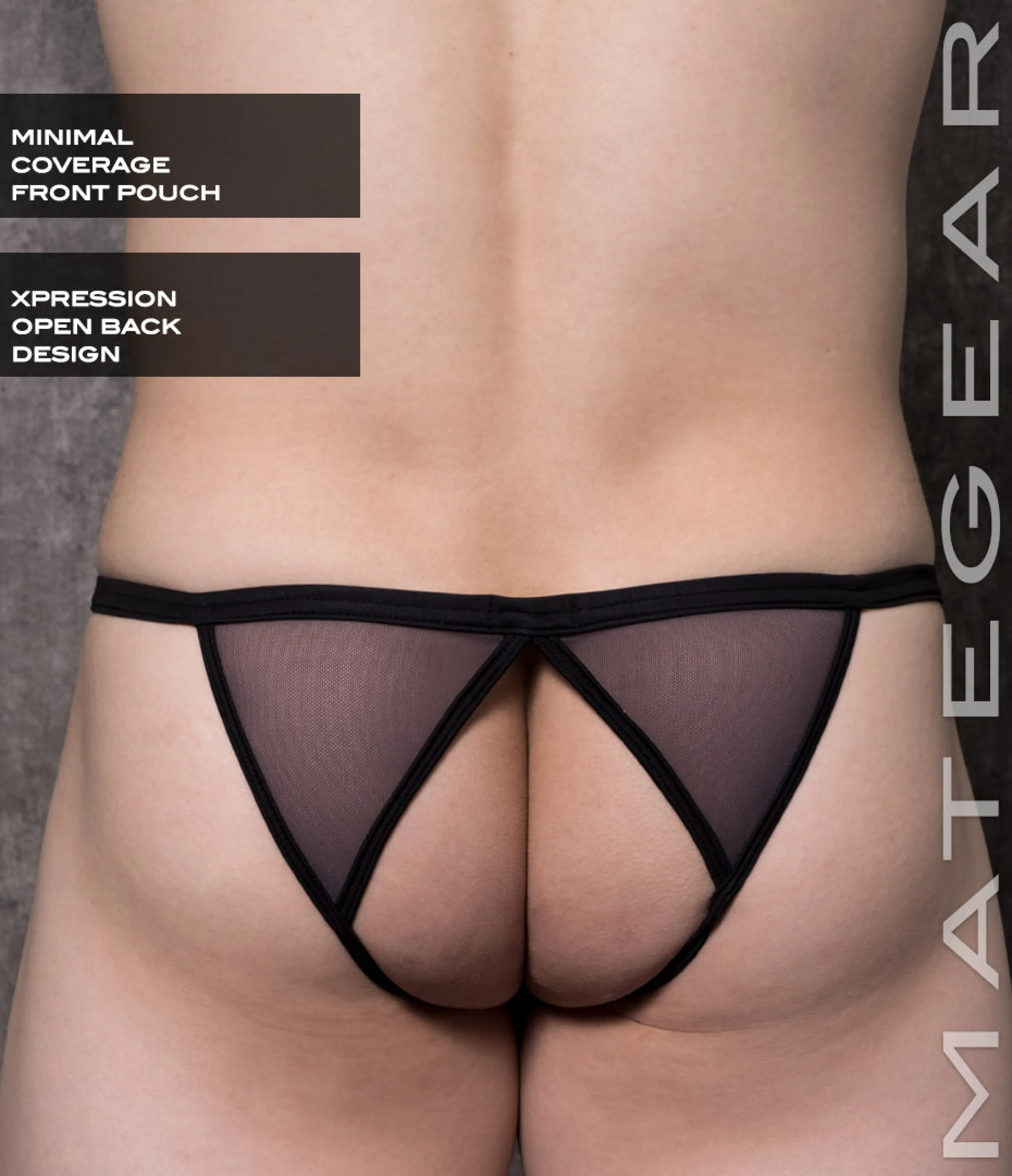 Sexy Mens Underwear Xpression Mini Bikini - Bae Min (Open Back)