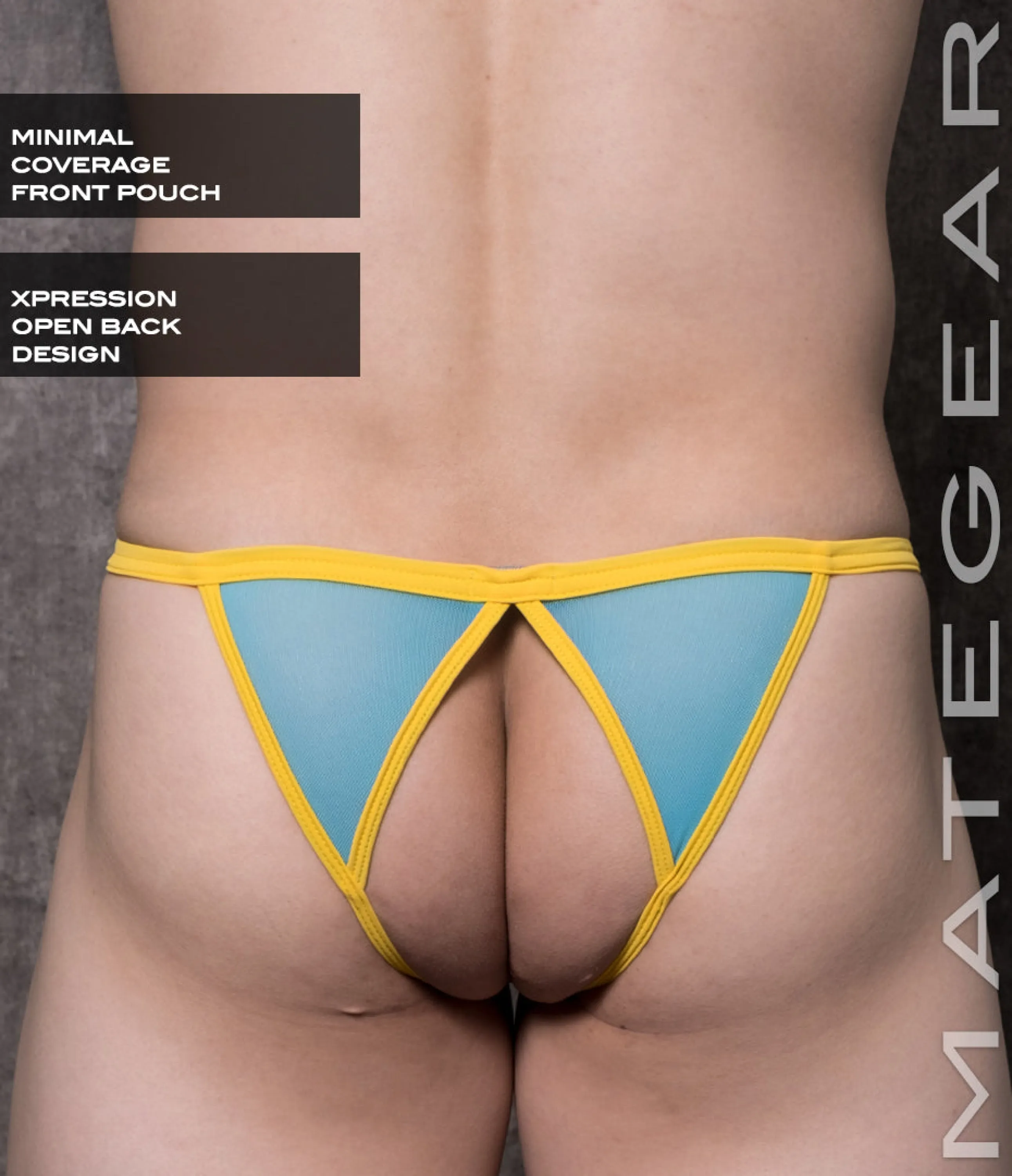 Sexy Mens Underwear Xpression Mini Bikini - Bae Min (Open Back)