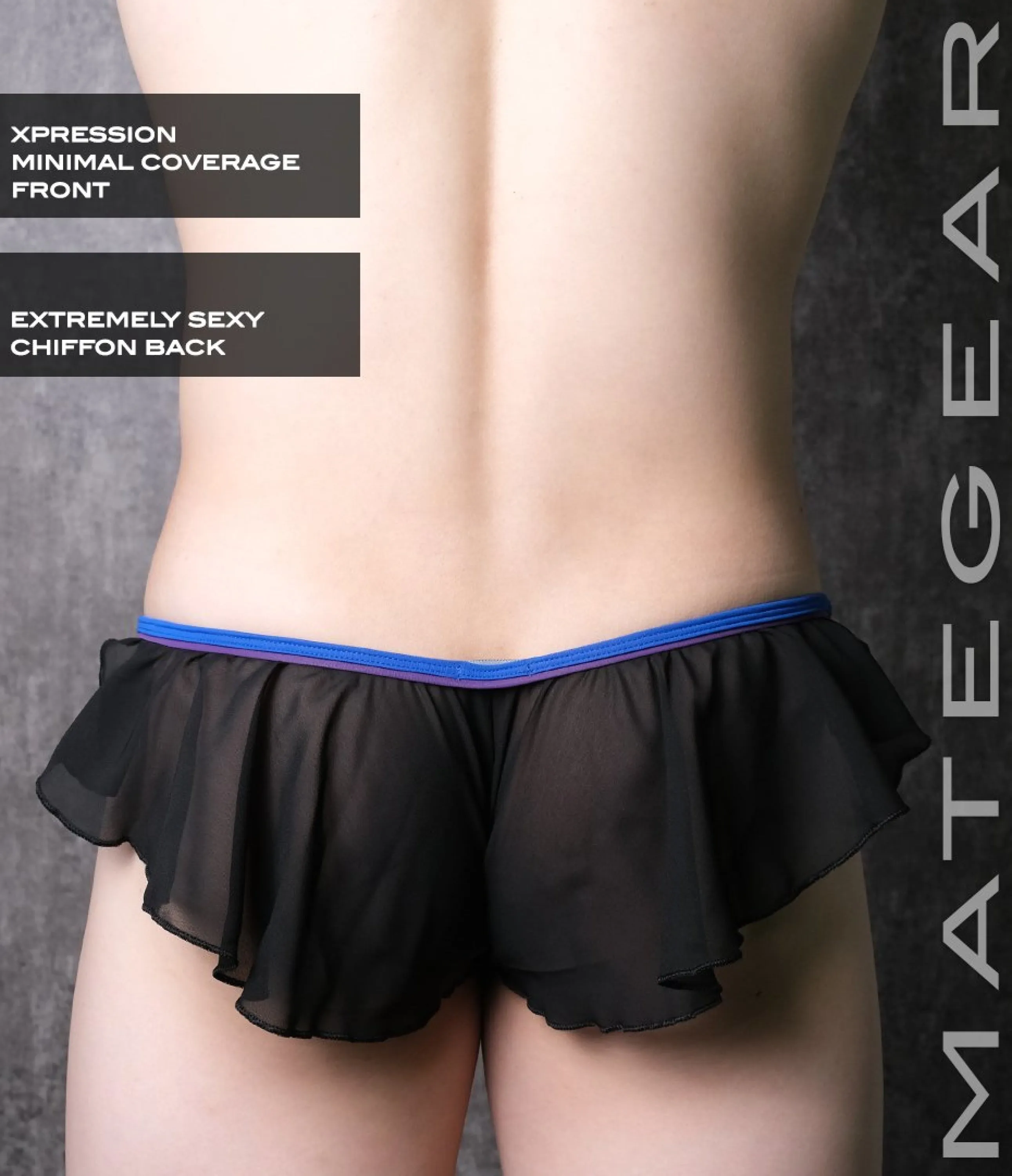 Sexy Men's Underwear Xpression Mini Bikini - Chu Sook (Xpression Front / Chiffon Back)