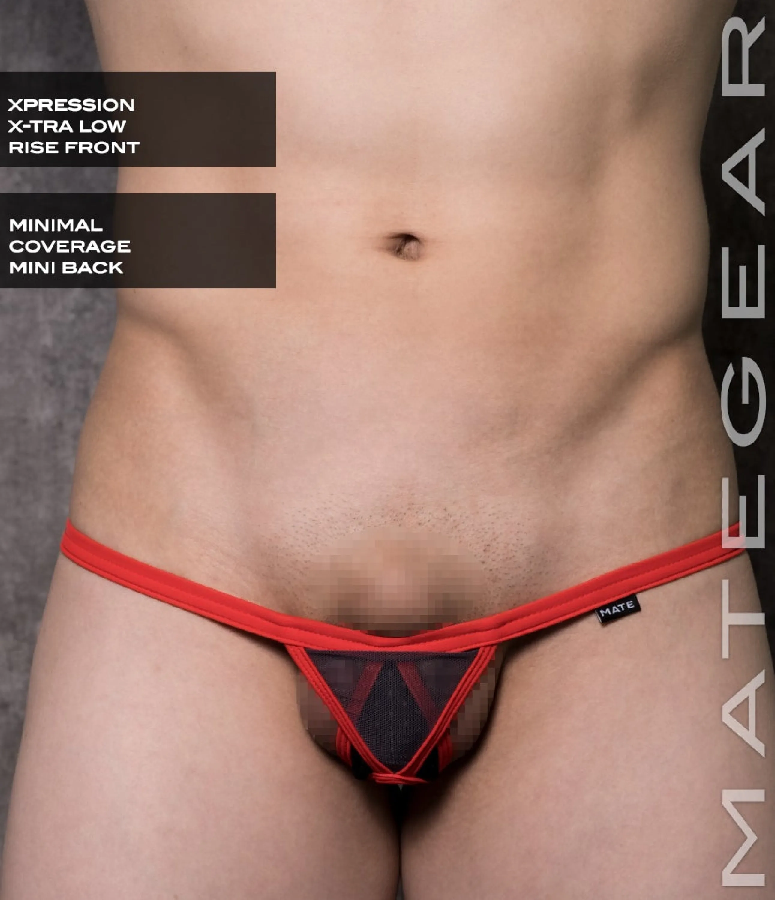 Sexy Mens Underwear Xpression Mini Bikini - Sun Hi (X-tra Low Rise Front)
